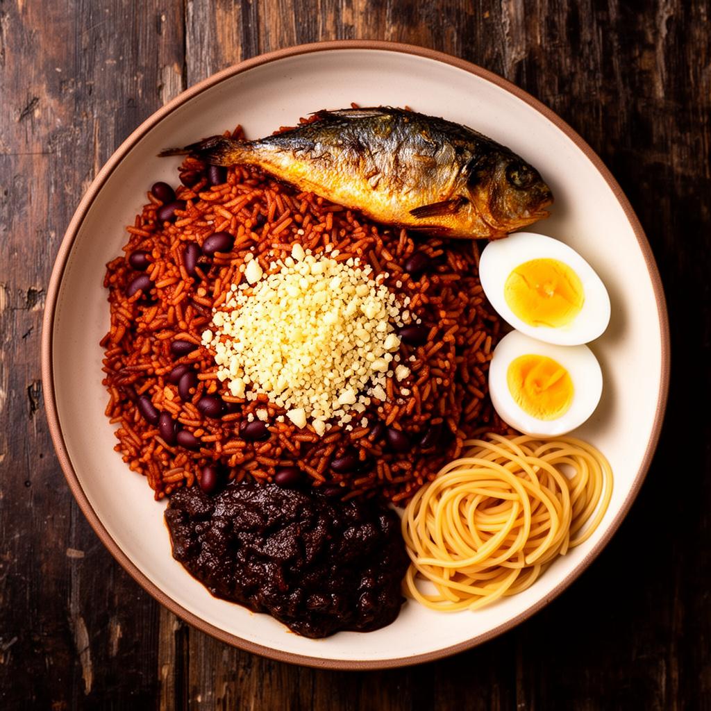 Waakye Plate